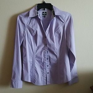 Express button down top